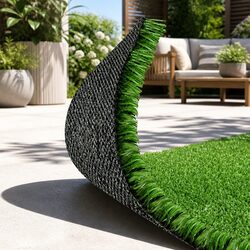 Artificial Grass Synthetic Turf 2x10m Olive Lawn 17mm Pile Fake Grass Roll 20SQM