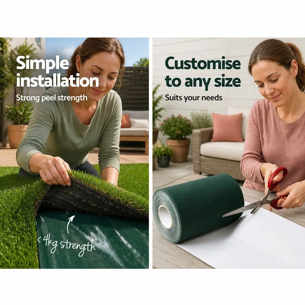 Synthetic Turf Roll Olive Green 2m x 10m 17mm Pile Artificial Grass for Lawns Patios Balconies Rooftops