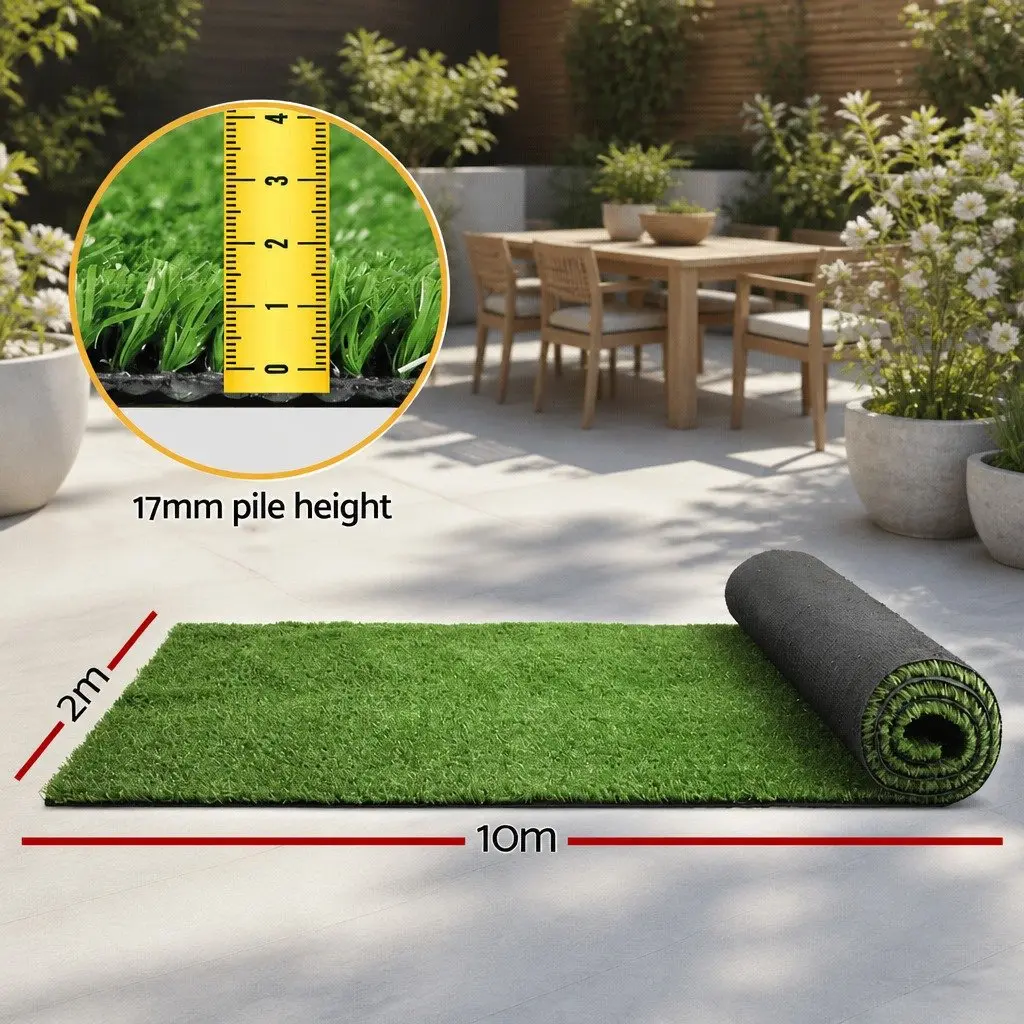 Synthetic Grass Artificial Turf 20 SQM Olive Green Lawn Garden Backyard Patio