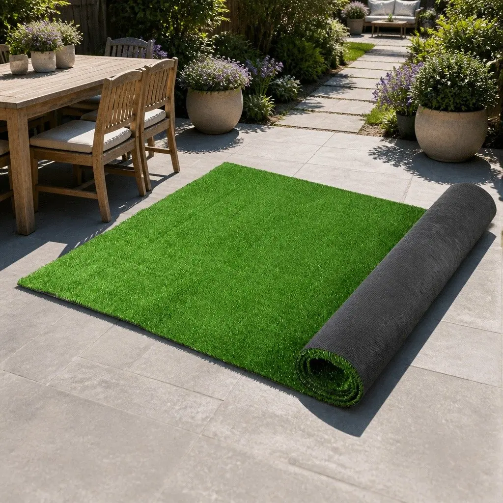 Synthetic Grass Artificial Turf 20 SQM Olive Green Lawn Garden Backyard Patio