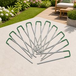 Value-Packed Synthetic Grass Pins – 100pcs U-Shape Design