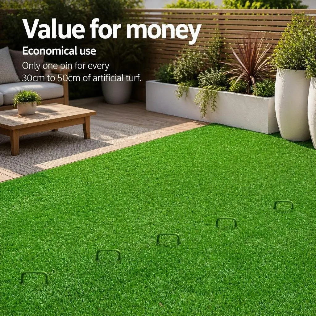 Synthetic Grass Pins 50pcs U-Shape Pegs Artificial Turf Lawn Garden Weed Mat