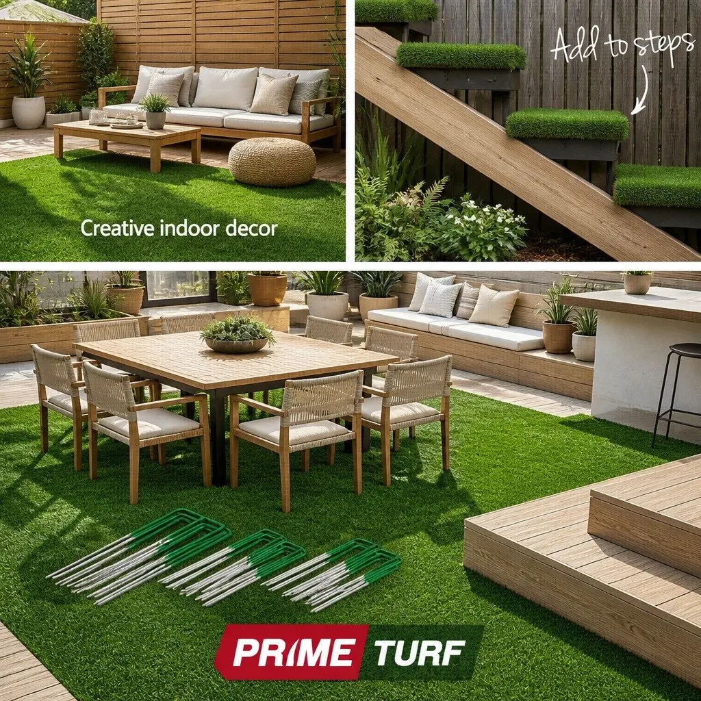 Synthetic Grass Pins 50pcs U-Shape Pegs Artificial Turf Lawn Garden Weed Mat