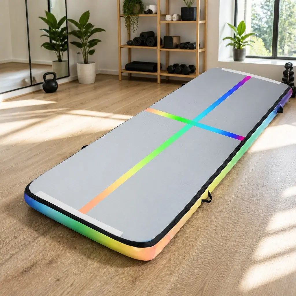Air Track Gymnastics Mat Inflatable Training Pad 3M for Yoga Exercise Cheerleading Martial Arts