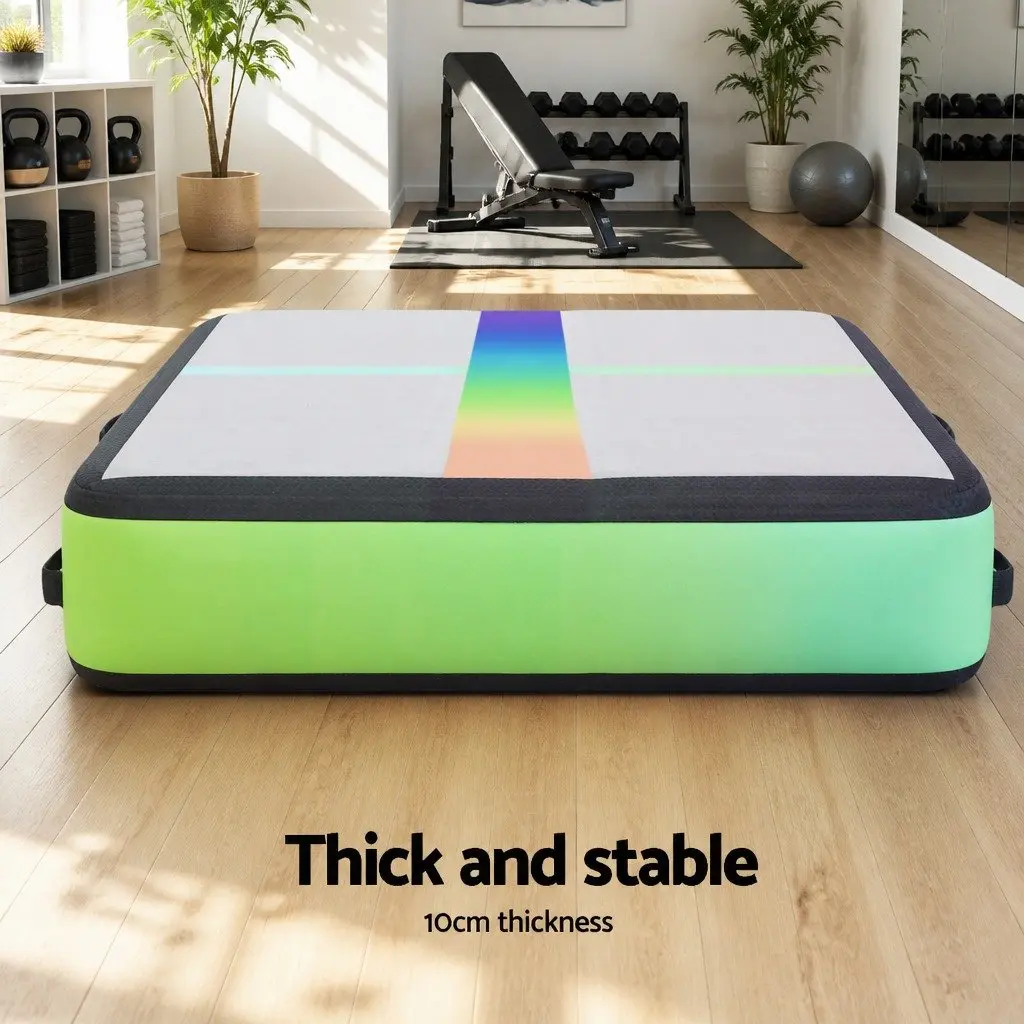 Air Track Gymnastics Mat 4M Inflatable Tumbling Exercise Cheerleading Training