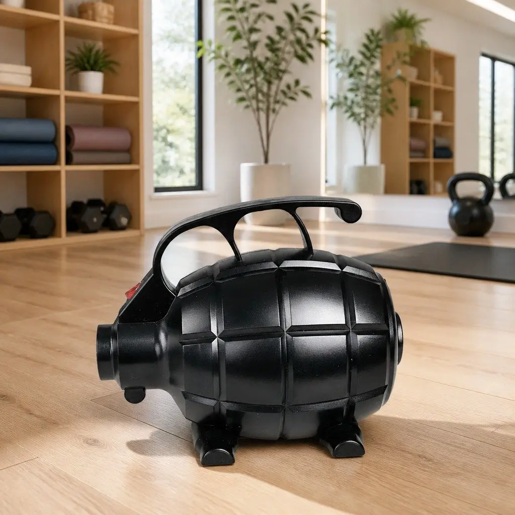 Electric Air Pump for Inflatable Gymnastics Mat 500W Black