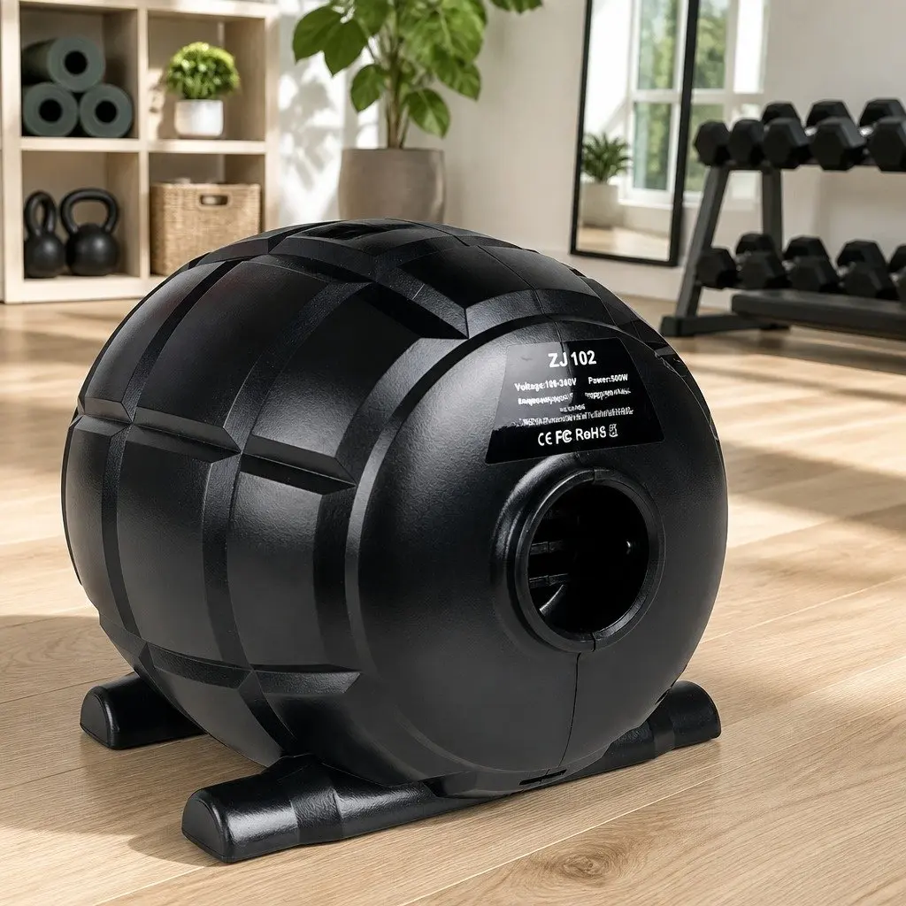 Electric Air Pump for Inflatable Gymnastics Mat 500W Black