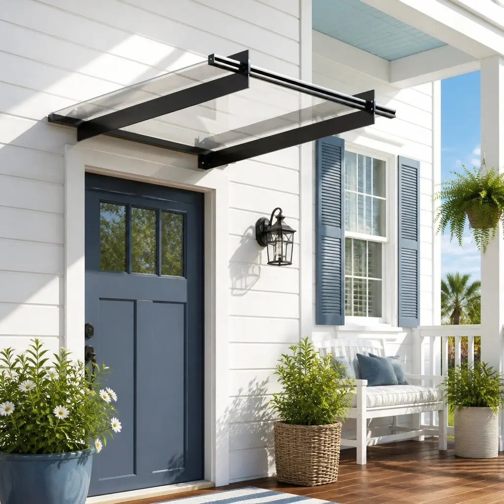 1m x 1m Awning with Polycarbonate Protection