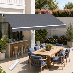 Durable 3.5M x 2.5M Motorised Awning for Outdoors