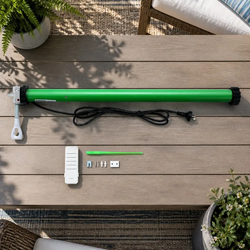 Replacement Motor 230V for Folding Arm Awning Remote Control 40N.m Green