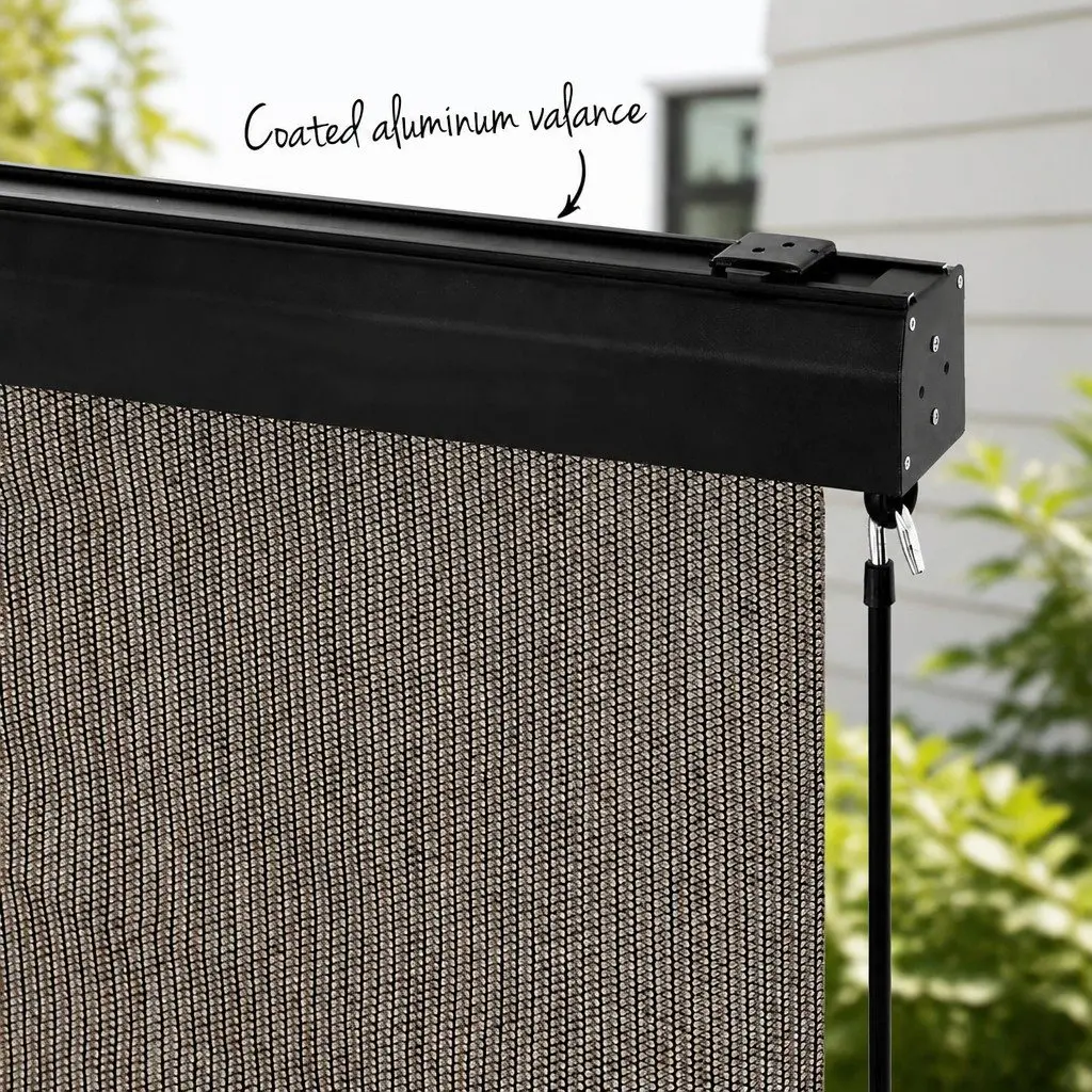 Retractable Awning Hand Crank Patio Shade 3M x 2.5M Brown