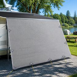 Value-Packed Caravan Privacy Screen 4.6x1.95M in Grey