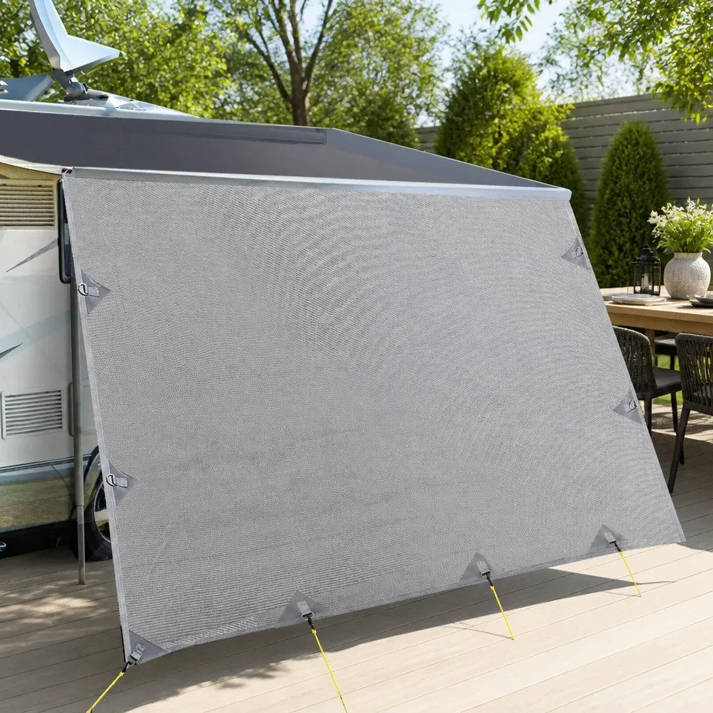Caravan Privacy Screen End Wall Side Shade 4.9 x 1.95M