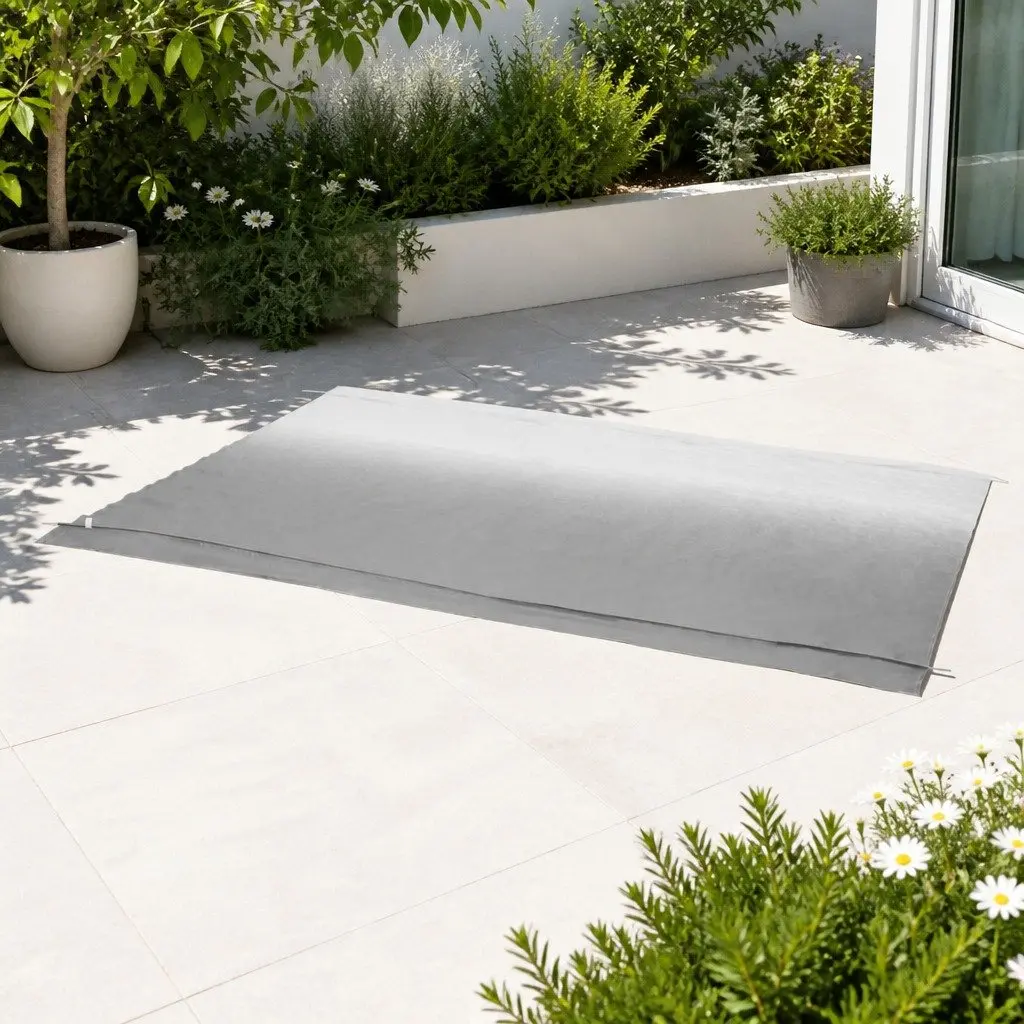 Awning Fabric Replacement 18ft Outdoor Shelter 5.2M x 2.4M Grey