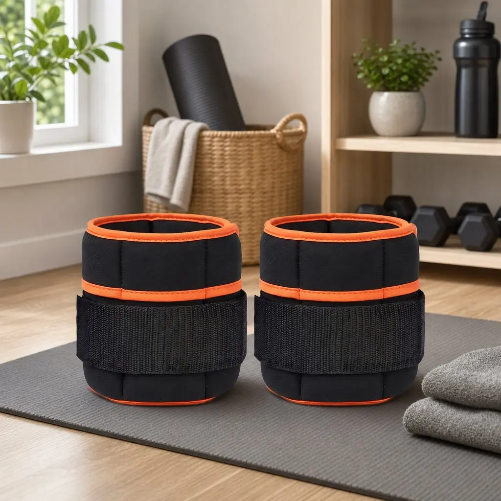 Adjustable Ankle Weights 1 Pair Removable Sandbags Wrist Leg Weights Home Gym