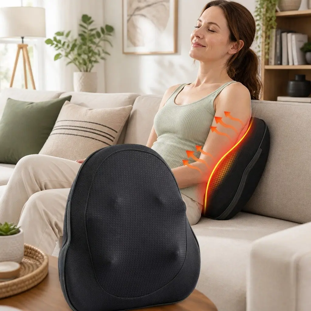 Cordless Back Massager with Heat Function