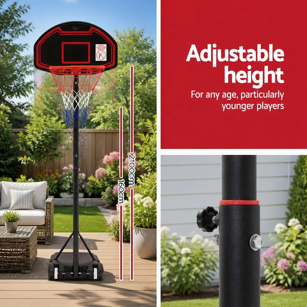 Adjustable Basketball Hoop System 1.6M-2.1M