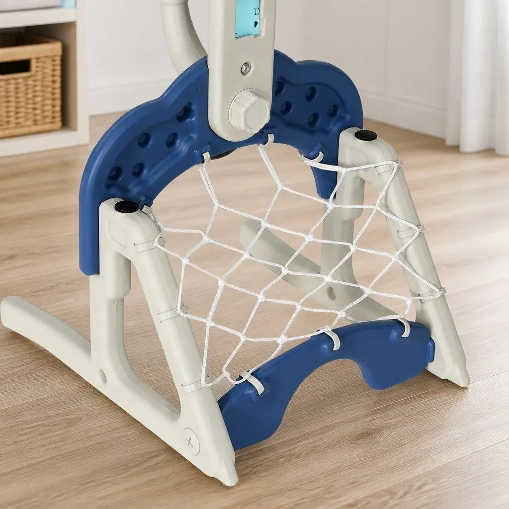 Kids Adjustable Basketball Stand 6-in-1 Activity Center