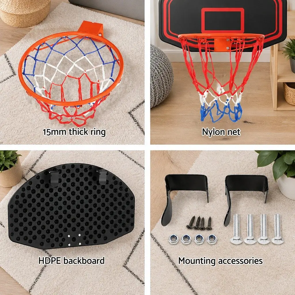38" Basketball Hoop Backboard for Home Use
