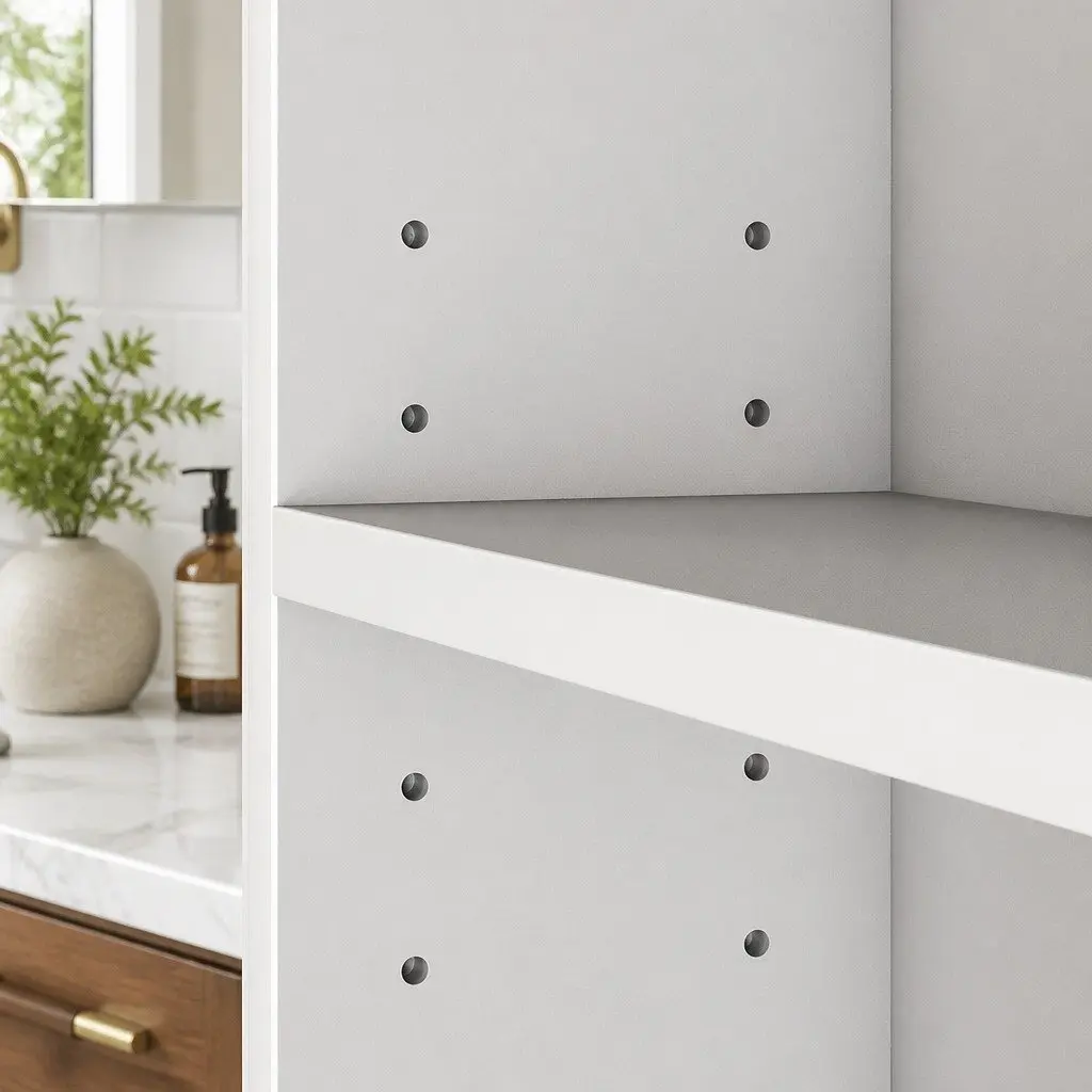 Bathroom Mirror Cabinet Wall-Mounted Storage 75CM White