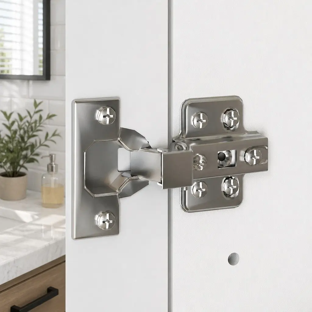 Bathroom Mirror Cabinet Wall-Mounted Storage 90CM White
