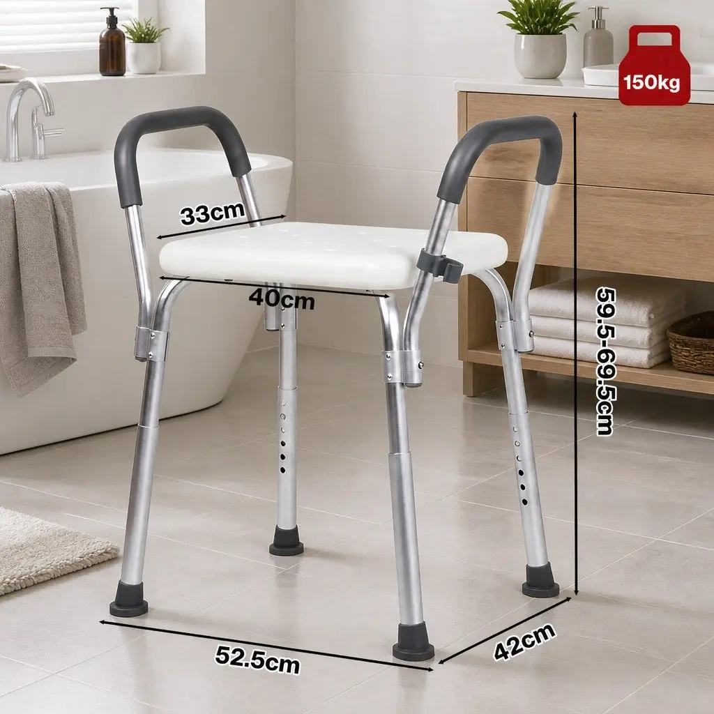 Adjustable Shower Chair for Comfort and Safety