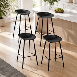 Comfortable and Stylish Bar Stools Set of 4 for Kitchen