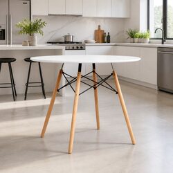 Reliable 90cm Round Dining Table for Everyday Use