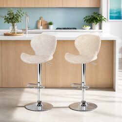 Quality Bar Stools Set of 2 with Ergonomic Design