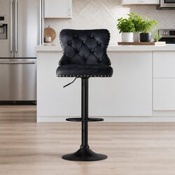 Comfortable and Practical Adjustable Bar Stools Set of 4