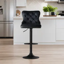 Comfortable and Practical Adjustable Bar Stools Set of 4