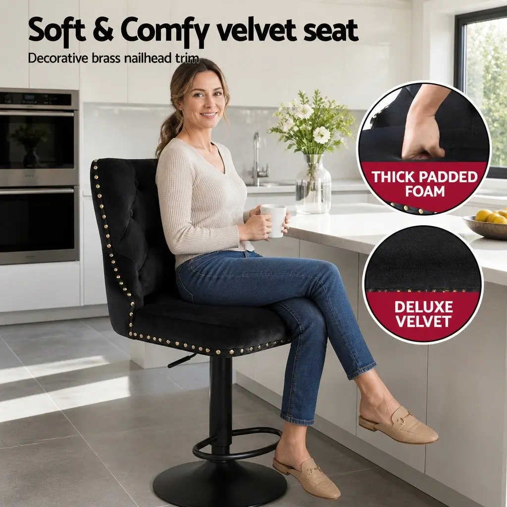 Adjustable Height Bar Stool