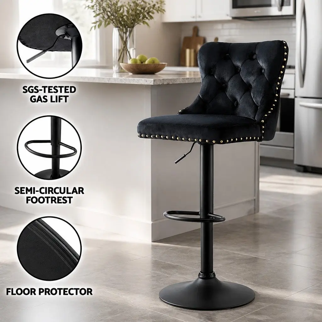 Adjustable Height Bar Stool