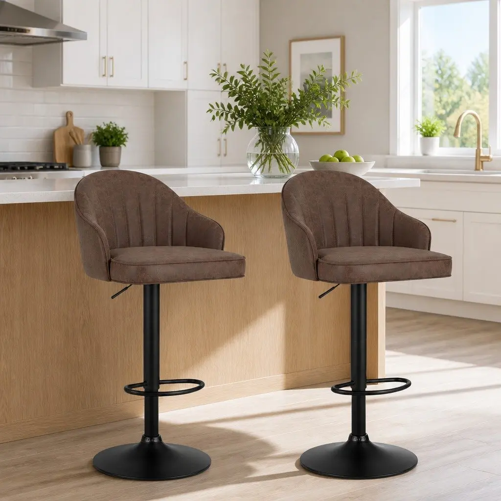 Bar Stools Set of 2, Comfort Meets Style