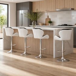 Comfortable and Valuable Set of 4 Bar Stools
