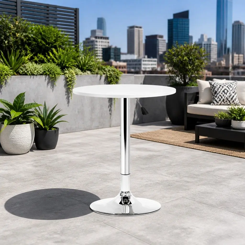 Height Adjustable Bar Table