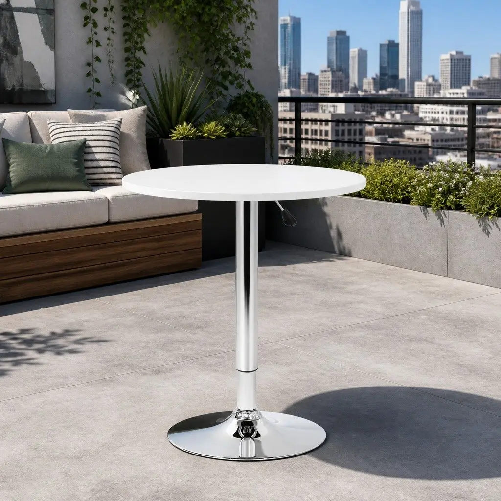 Height Adjustable Bar Table