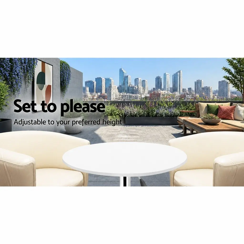 Height Adjustable Bar Table