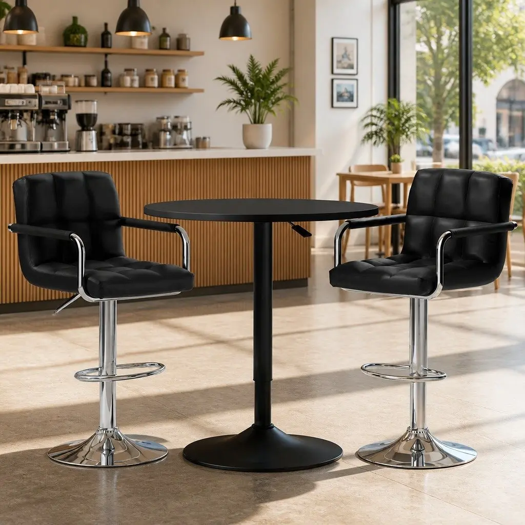 Bar Table and Stools Set for Comfort