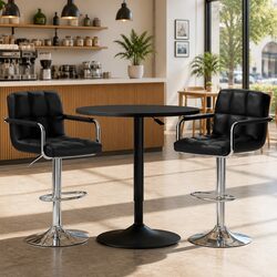 Practical Bar Table and Stools Set for Comfort