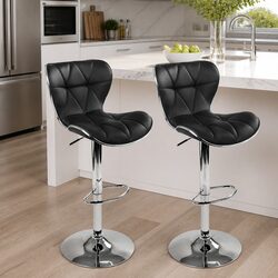 Comfort and Value: Set of 2 Gas Lift Bar Stools