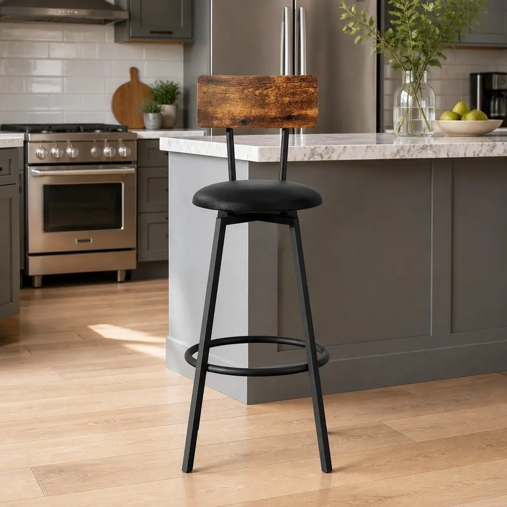 Bar Stools Set of 4 with Floor Protection