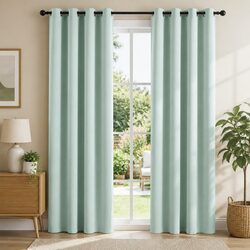 Quality Thermal Insulated Blockout Curtains in Green