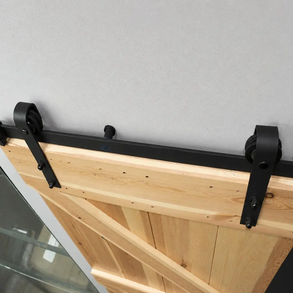 Barn Door Damper Noise Reducer Smooth Sliding Hardware Kit 31cm x 3cm