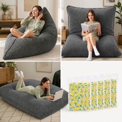 Comfortable 3 in 1 Convertible Bean Bag Chair