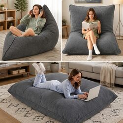 Comfortable 3-in-1 Bean Bag Cover for Value Seekers