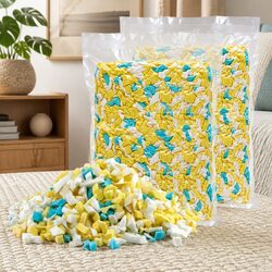 Comforting 10lbs Bean Bag Filler with Memory Foam