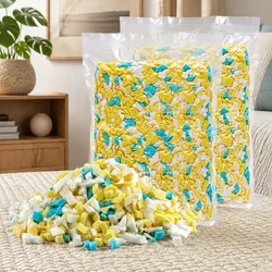 Comforting 10lbs Bean Bag Filler with Memory Foam