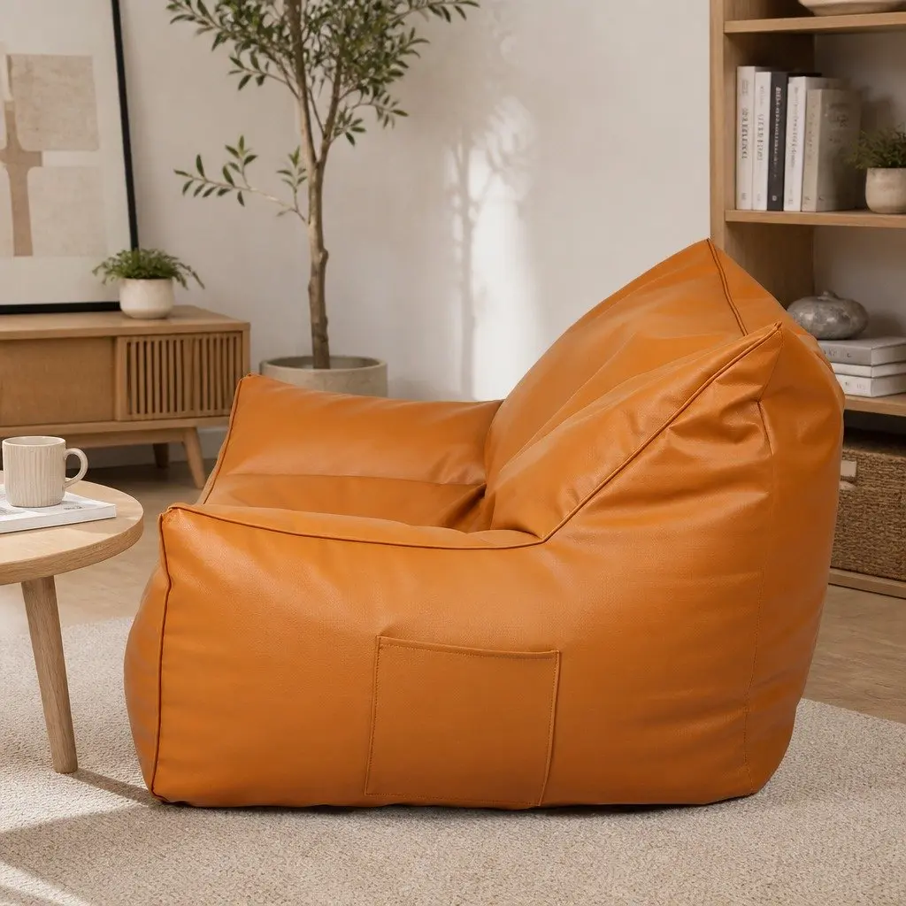 PU Leather Bean Bag Cover