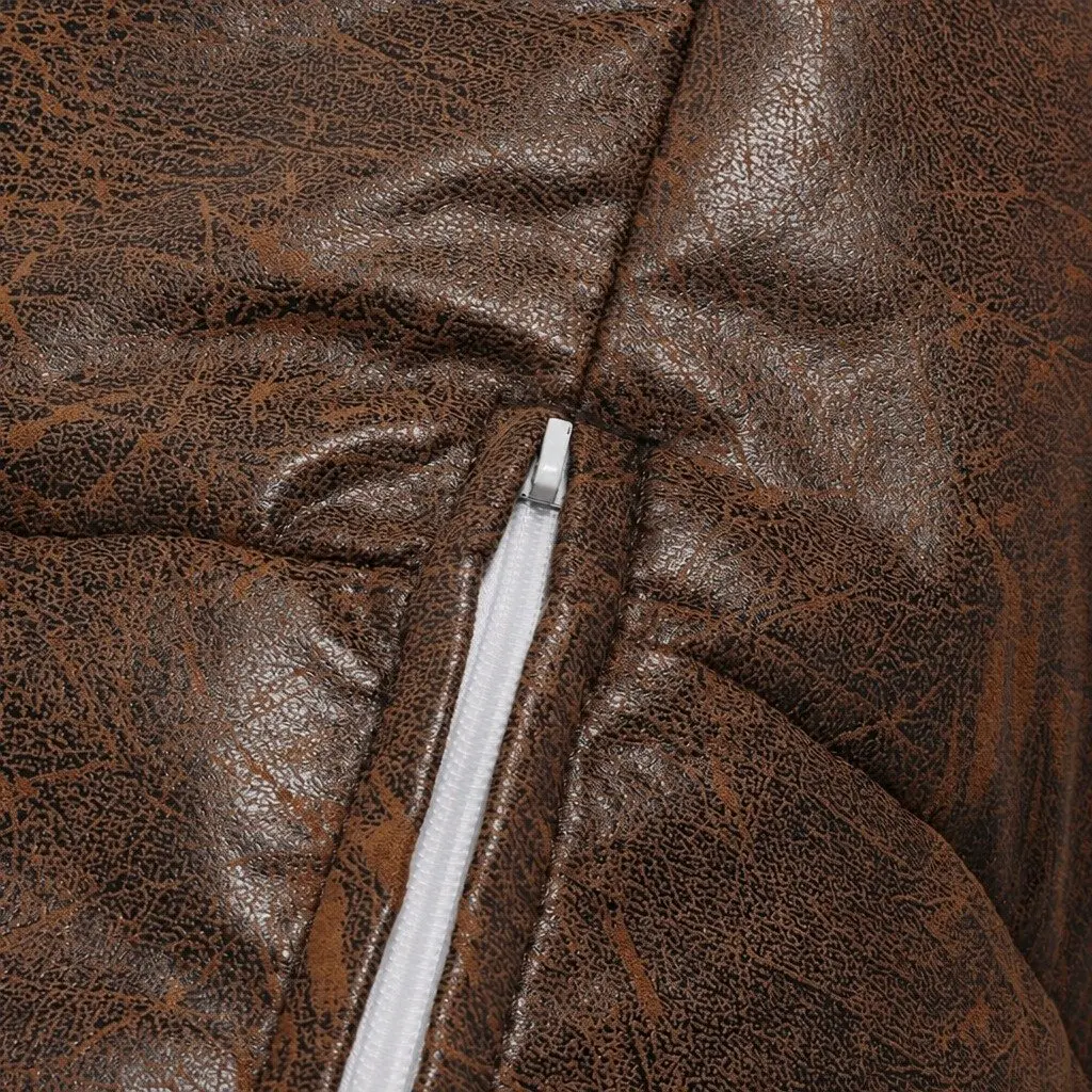 Bean Bag Cover Chair Modular Ottoman Seat 85cm Brown